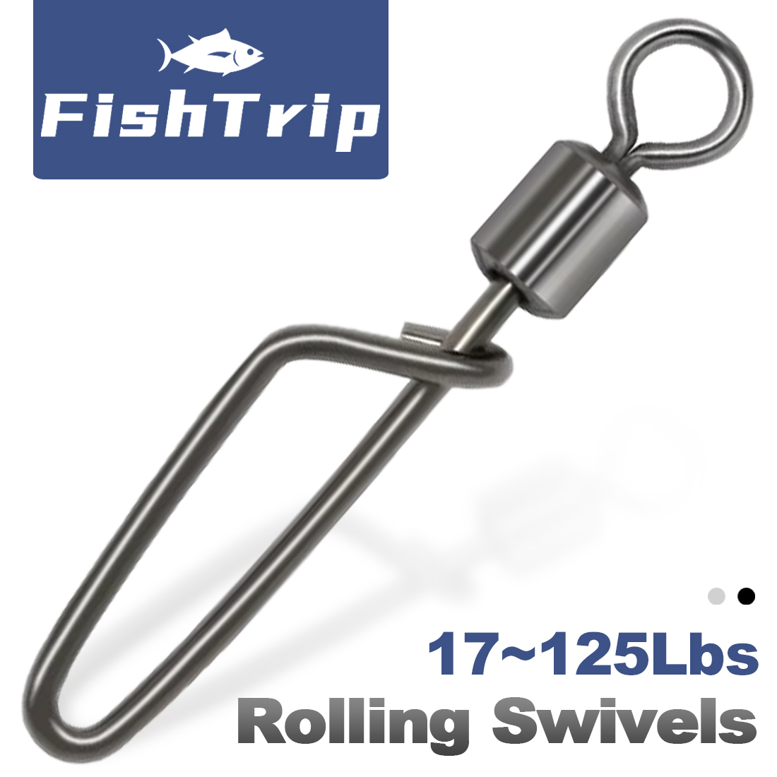 FishTrip 50Pcs Rolling Swivel  - огляд і ціна Ice Fishing Tip Up