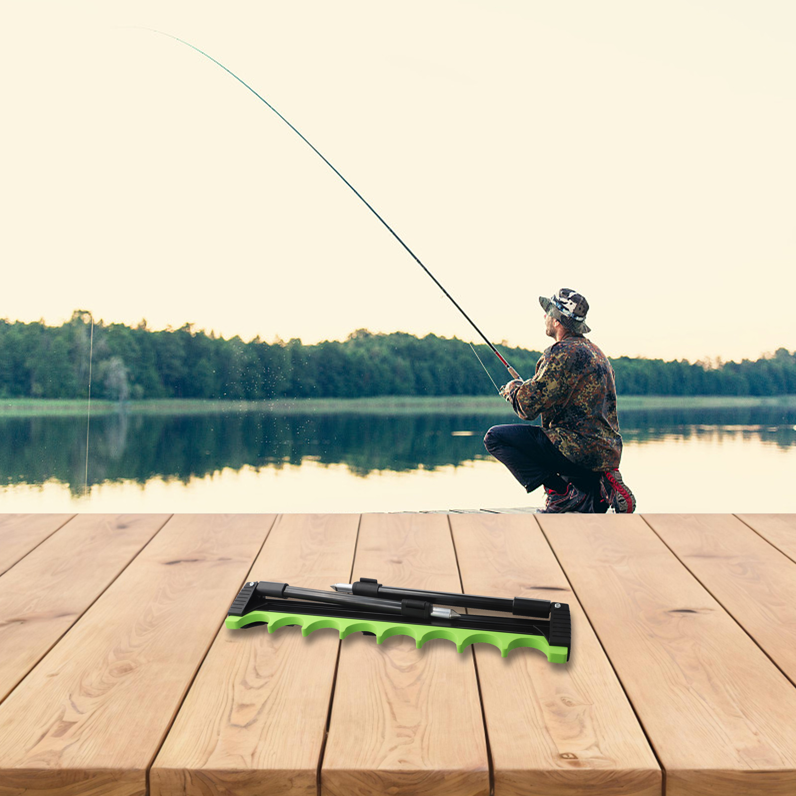 4 Leg 8 Rig Telescopic Fishing - огляд і ціна Fishing Equipment Carp