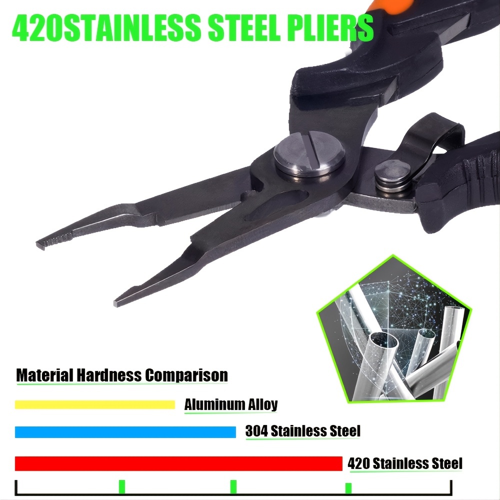 1Pcs Durable Stainless Steel F - огляд і ціна Fishing Equipment Price